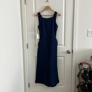 NWT Aritzia Wilfred Ecoulement Jumpsuit - Classic Navy (6)